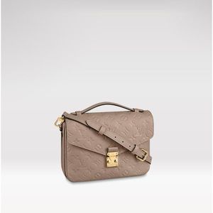 Louis Vuitton Empreinte Pochette Metis Shoulder Bag Beige